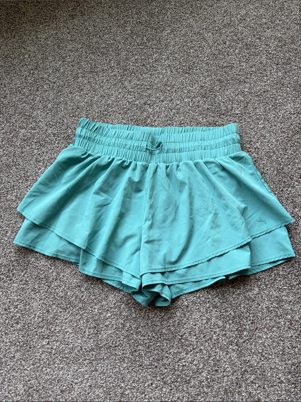 JoyLab Layered Athletic Skort Shorts - Teal
